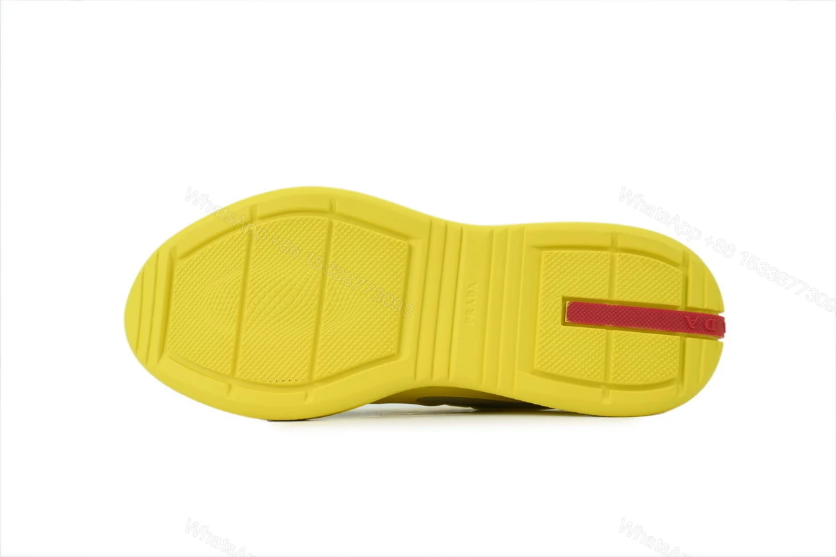 View 4 of Prada Sneakers Rubber Yellow