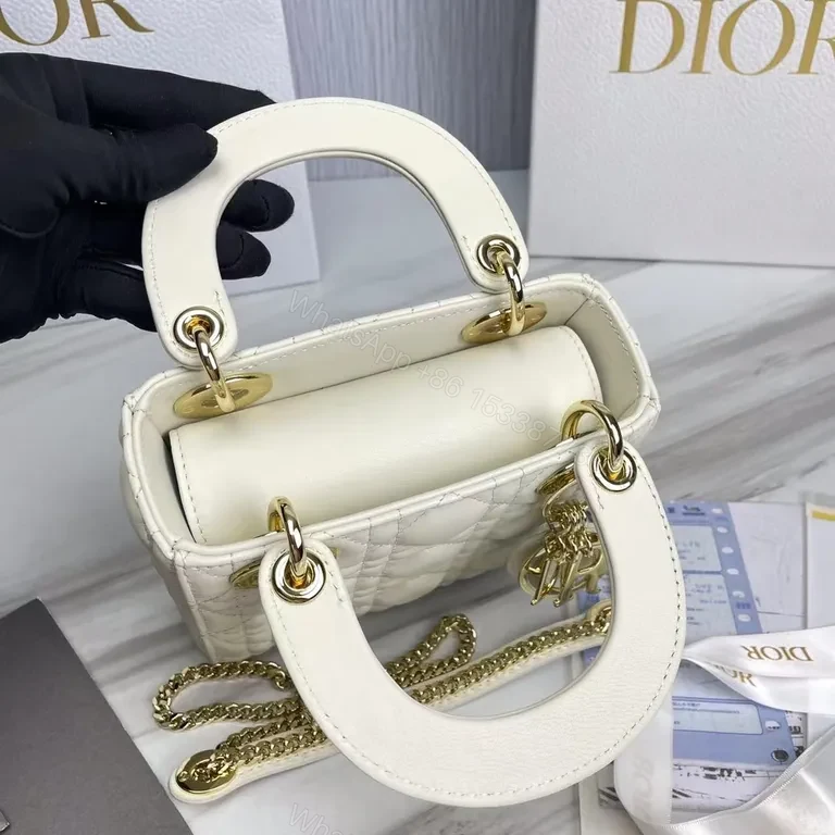 View 2 of Dior-Inspired Quilted Mini Bag: Luxe Everyday Silhouette
