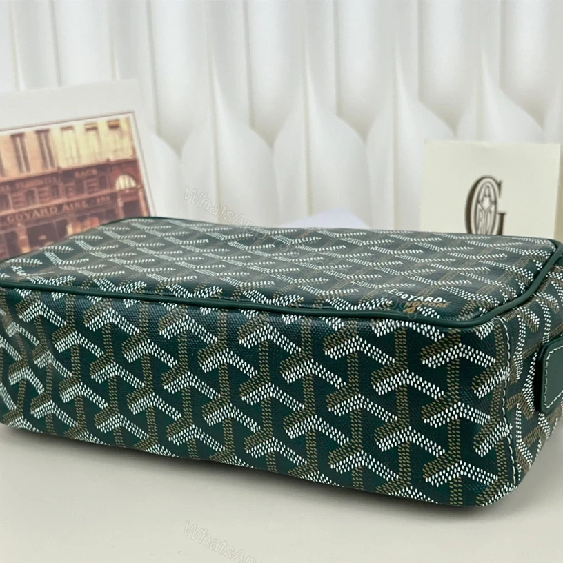 View 7 of 高仿Goyard*CAPVEP3相機郵差包綠色小號免檢版