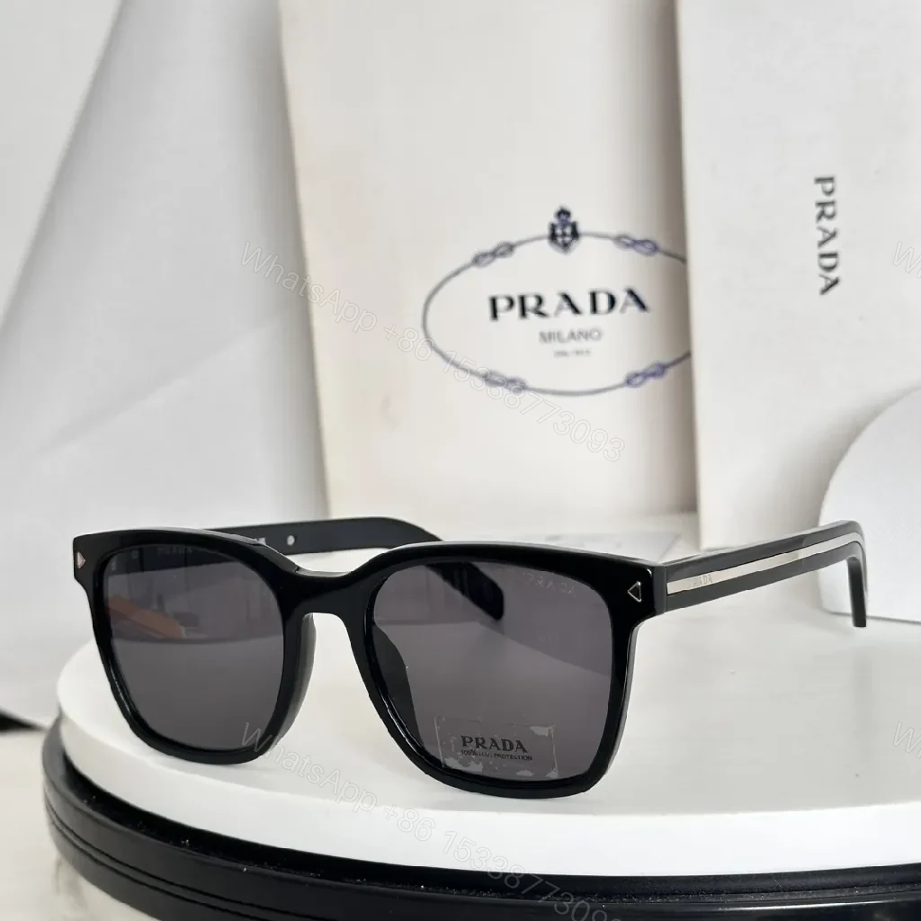 Polarized Black Square Sunglasses - High-End Acetate, All-Day Comfort — view 1