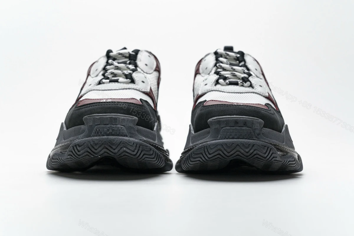 View 3 of Balenciaga NEW Triple S Black Brown Red 541624 W09O1 2268