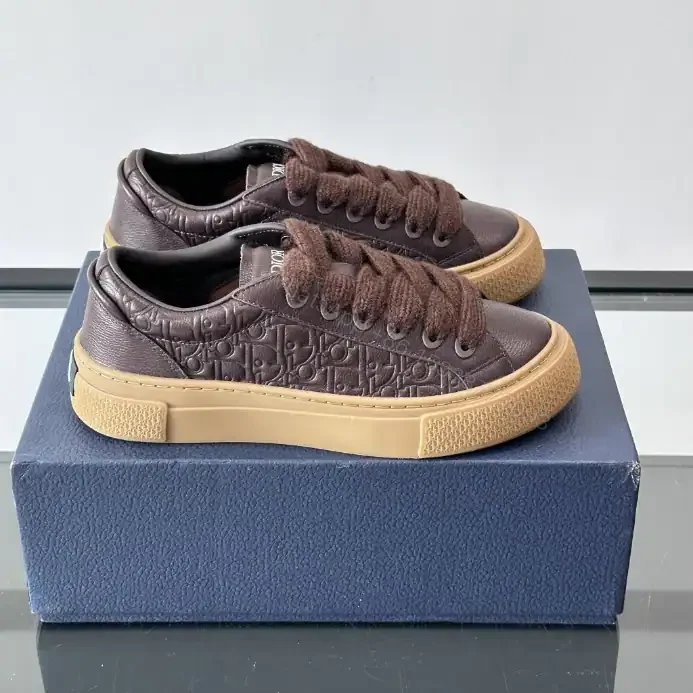 View 6 of DIOR B33 SPIN SNEAKERS IN BROWN – CD205