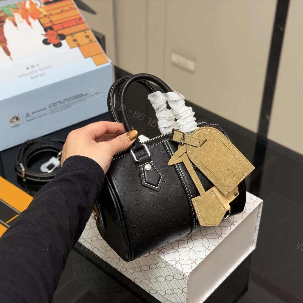 View 3 of Louis Vuitton Speedy 18 Bandoulière Black 18Cm