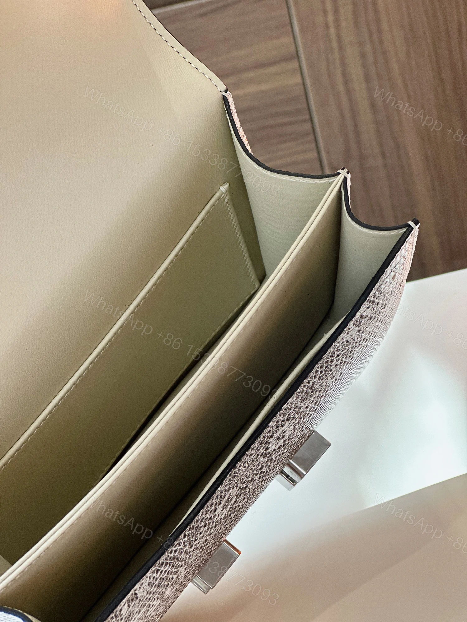 View 2 of Hermes Constance 19 Omber Genuine Lizard Leather