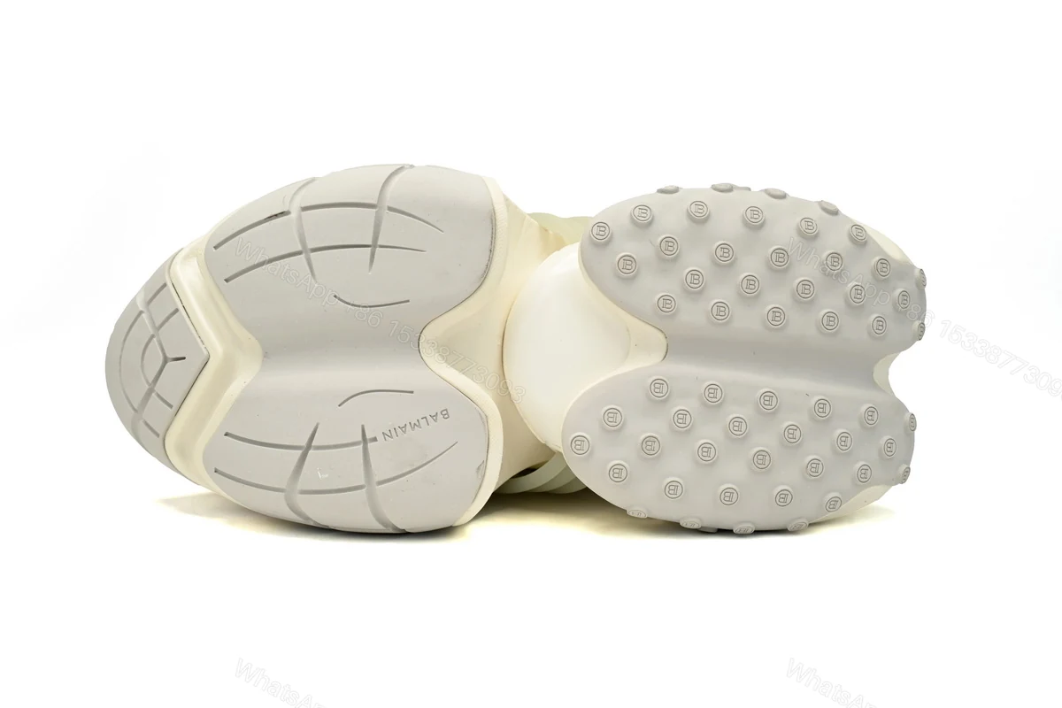 View 4 of BALMAIN Multikolor Buty sportowe All White YM1VJ309