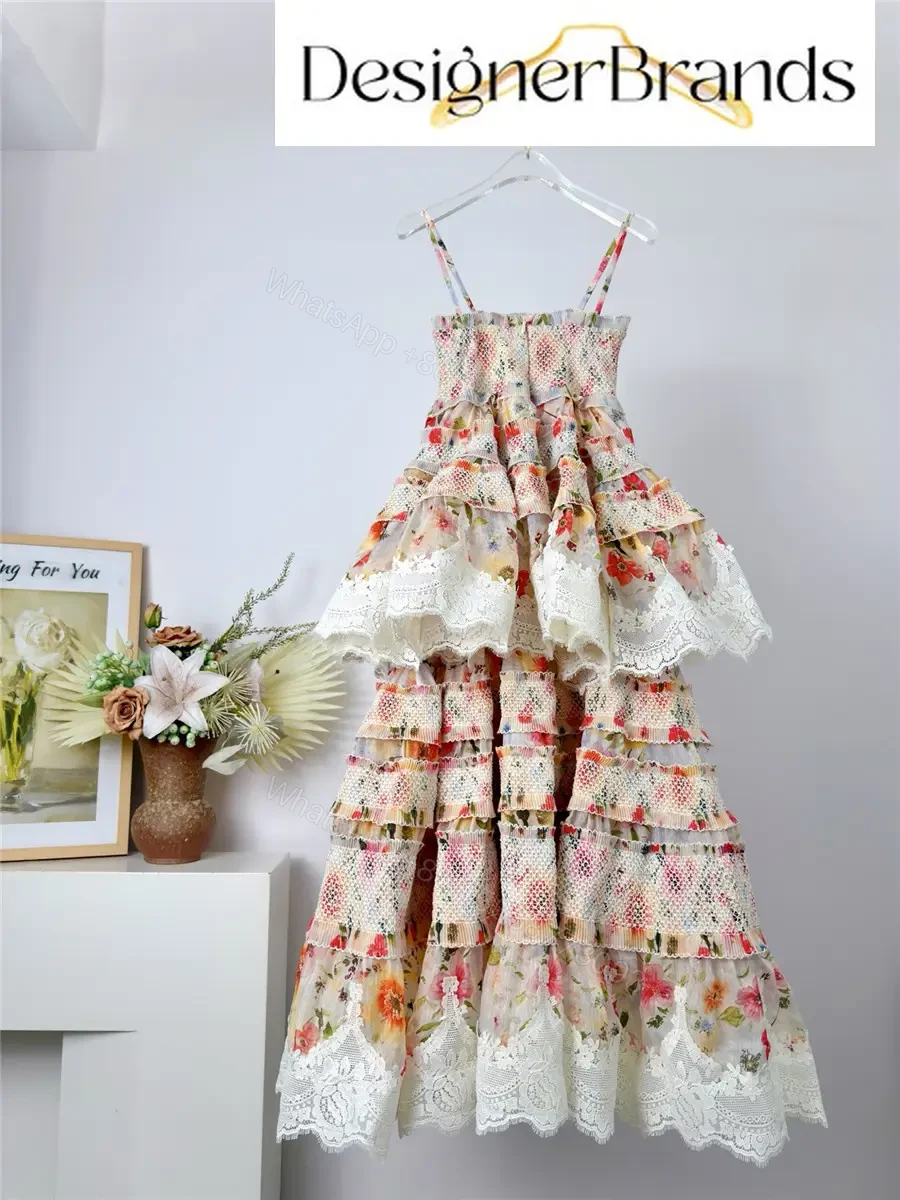 View 2 of Zimmermann Alchemy Shirred Midi Dress
