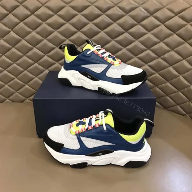 View 2 of B22 SNEAKER TECHNICAL MESH WITH AND CALFSKIN – CD102