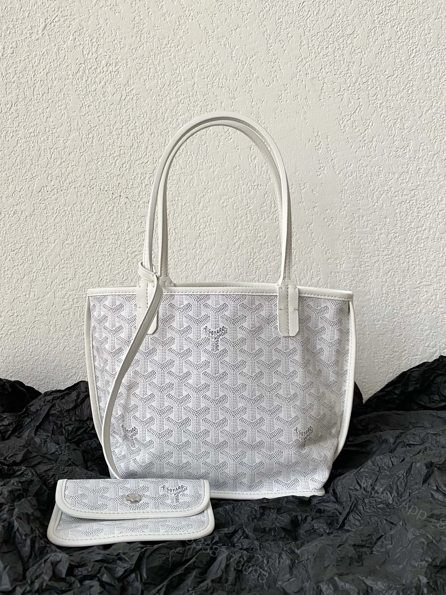 View 2 of Goyard Anjou Reversible Tote Coated Canvas Mini