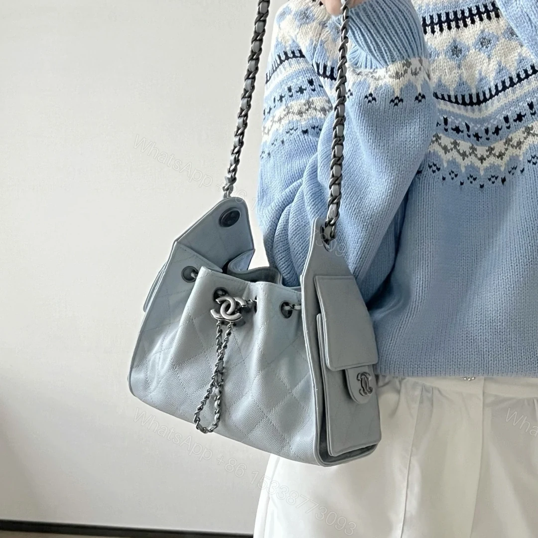 View 21 of 高仿Chanel*26C/25Bag系列AS5311小牛皮手袋Mini霧霾藍免檢版
