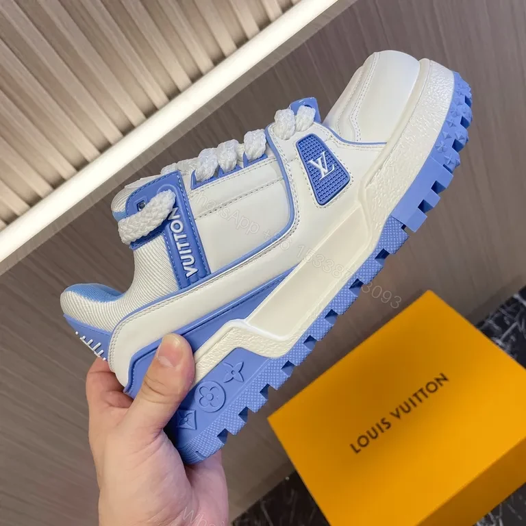 View 5 of Chic Tech-Texture LV-Inspired Sneaker: Cloud Comfort