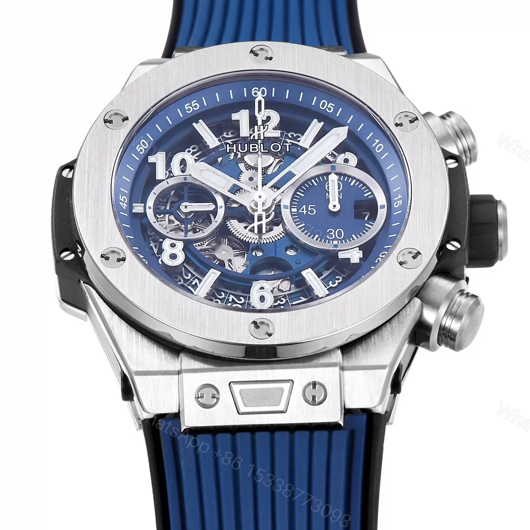 View 3 of Hublot HB3 Big Bang Red Replica 45MM Ceramic Case & Red Rubber Strap RG-HUBLOT-BB-RED-CER-RUB-45
