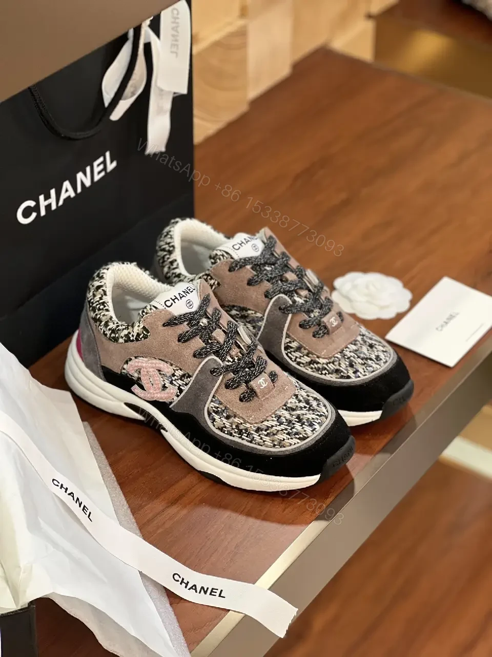 View 8 of Velvet-Textured Trainers: Luxe-Chic Knit & Suede Sneakers