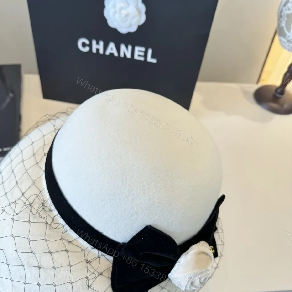 View 2 of Chic Fedora: Felt, Satin Bow, Veil, Couture Flair, Fedora