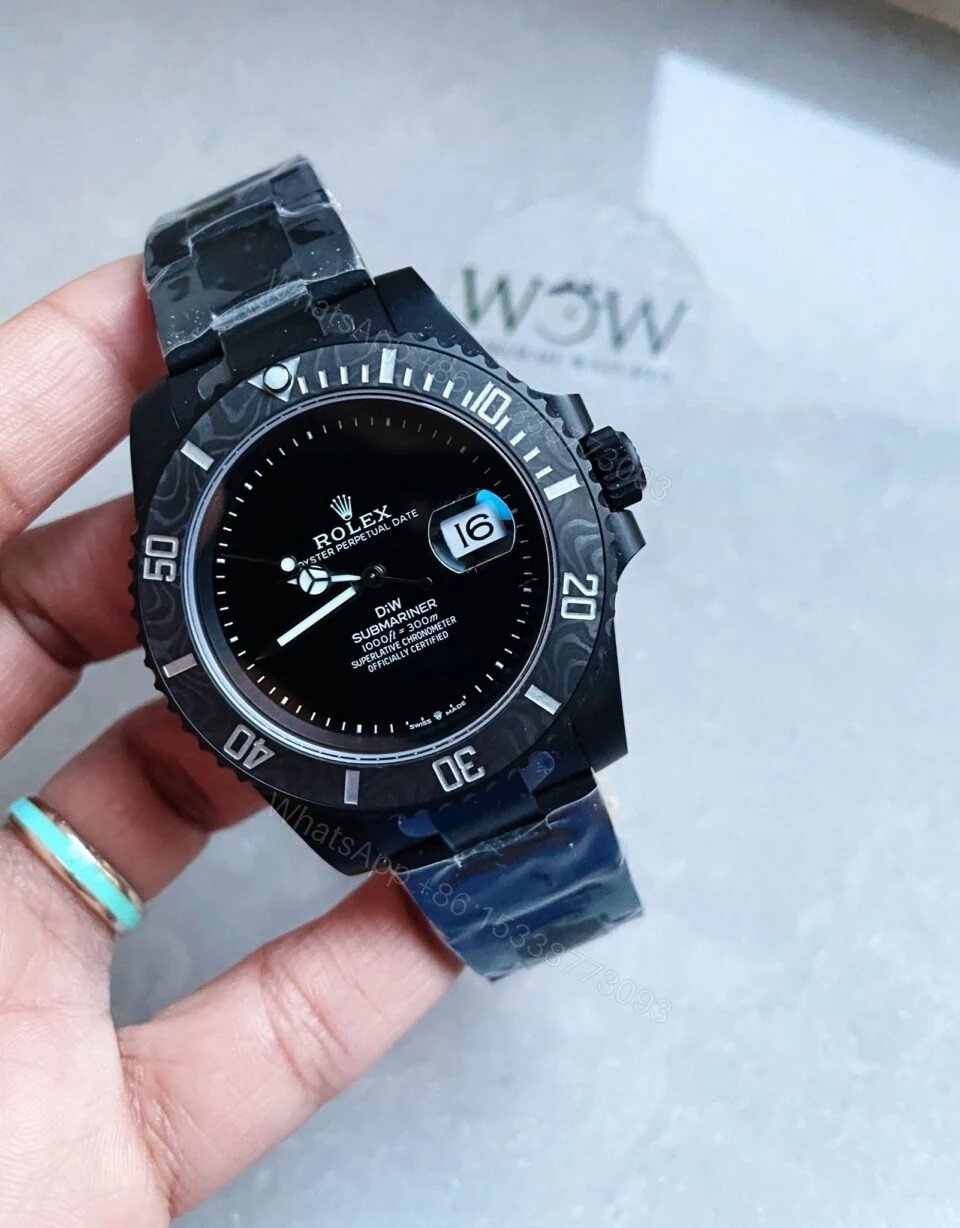VSF FACTORY 1:1 Rolex Submariner DiW 904L DLC Graduated Blue Dial VS3135 — view 1
