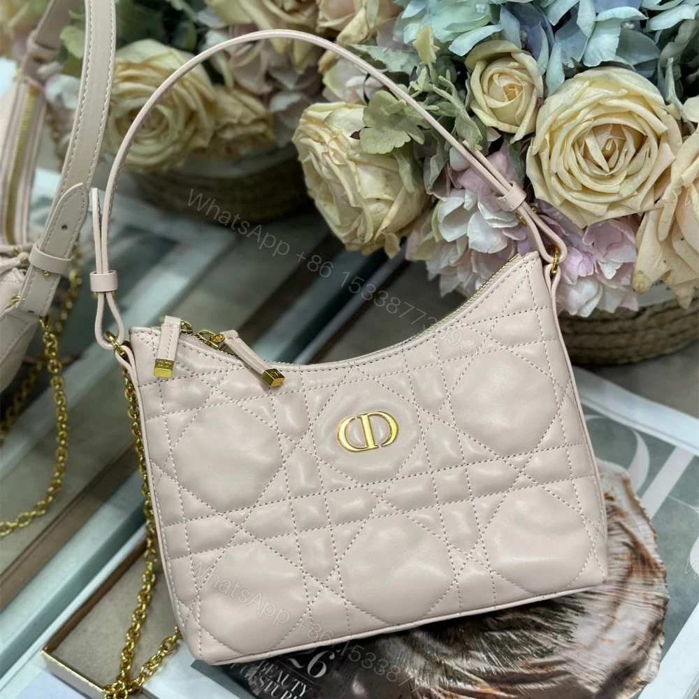 View 5 of 高仿Dior*MissCaro系列S5253M413小羊皮手提包Mini粉色免檢版