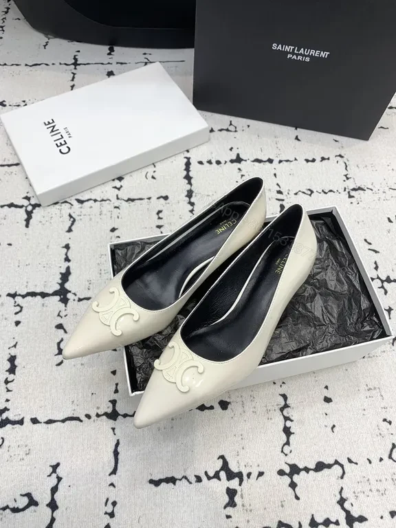 View 3 of Chic Texture Pointed-Toe Heels: Luxe Leather, All-Day Comfort