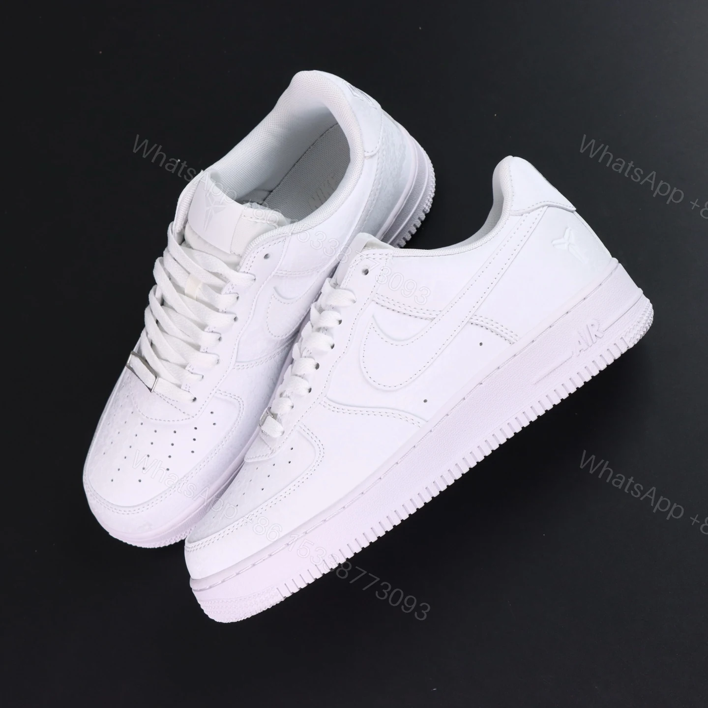 View 7 of Kobe Bryant Air Force 1 Forever White Reps