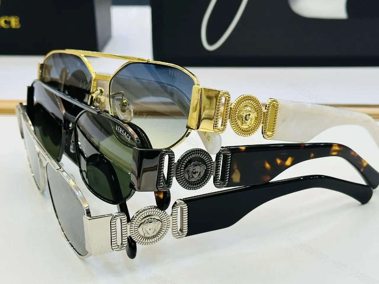 View 8 of Minimalist Metal Sunglasses: Sculpted Temple Detail, Polarized UV Protection