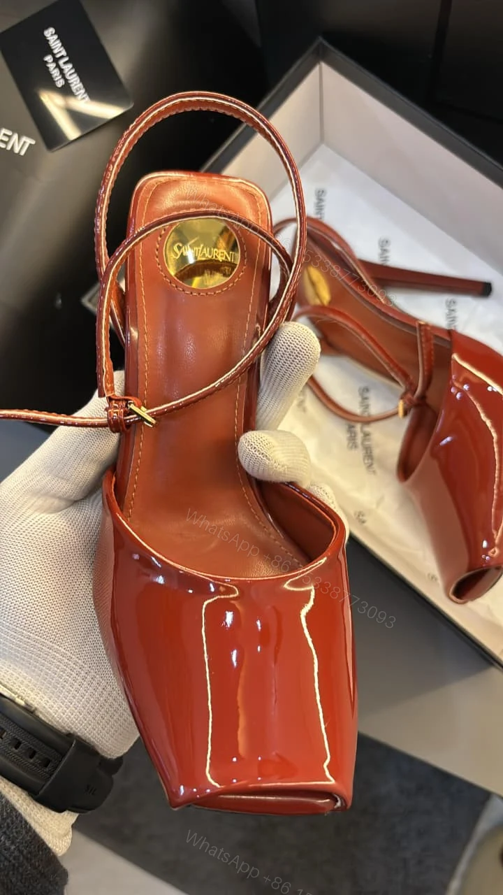 View 3 of BUY FIRST COPY YSL RETRO TRENDY HIGH-HEEL FOR WOMEN