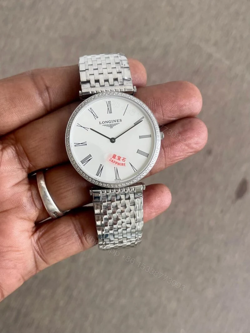 View 3 of Longines One Click King Silver White Dial 42mm Quartz