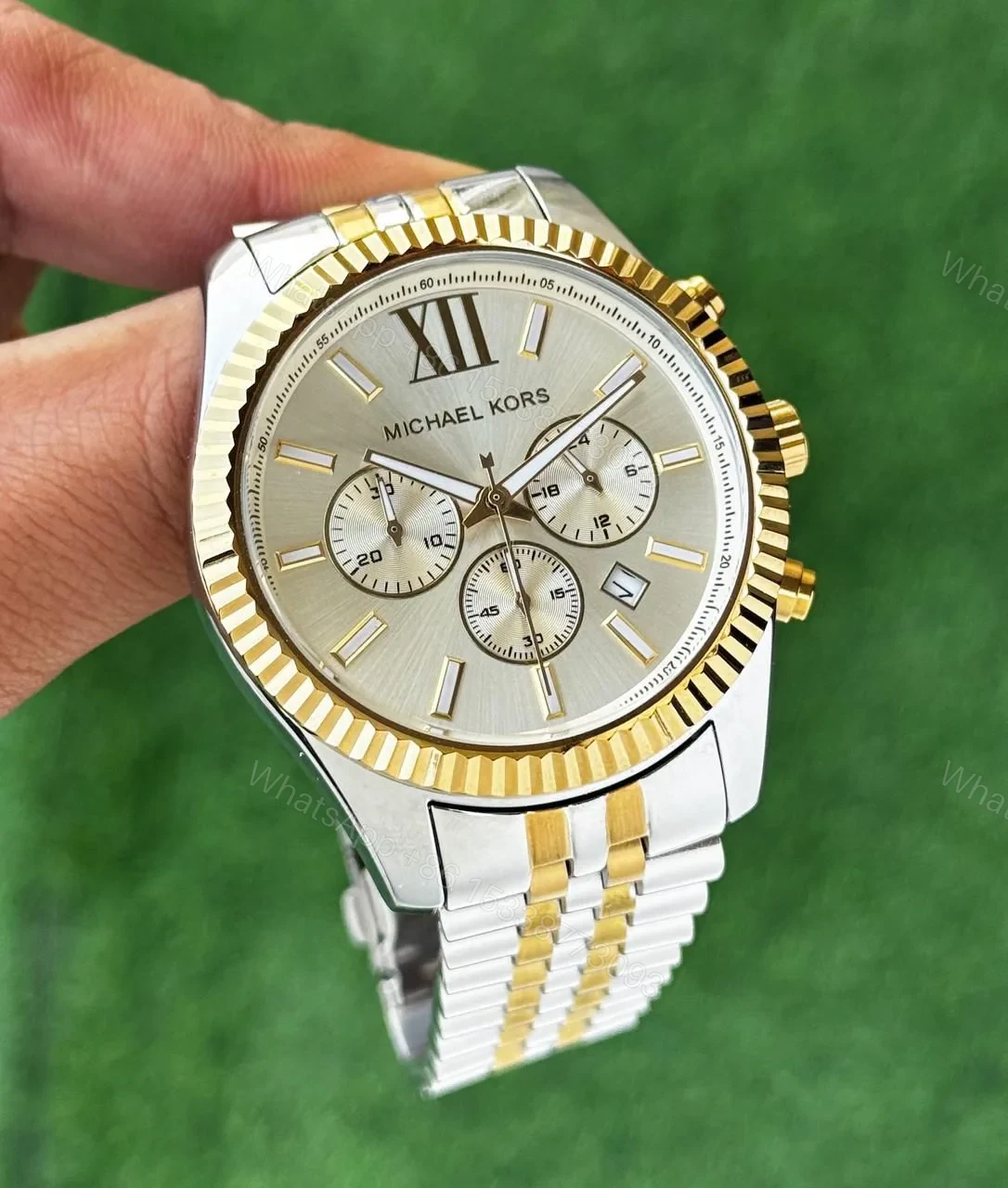 View 2 of Michael Kors Men’s 44mm White Dial