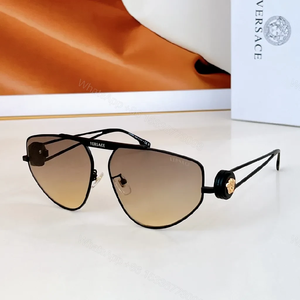 View 3 of Aviator Sunglasses: Premium Metal Frame, Gradient Lenses, All-Day Comfort