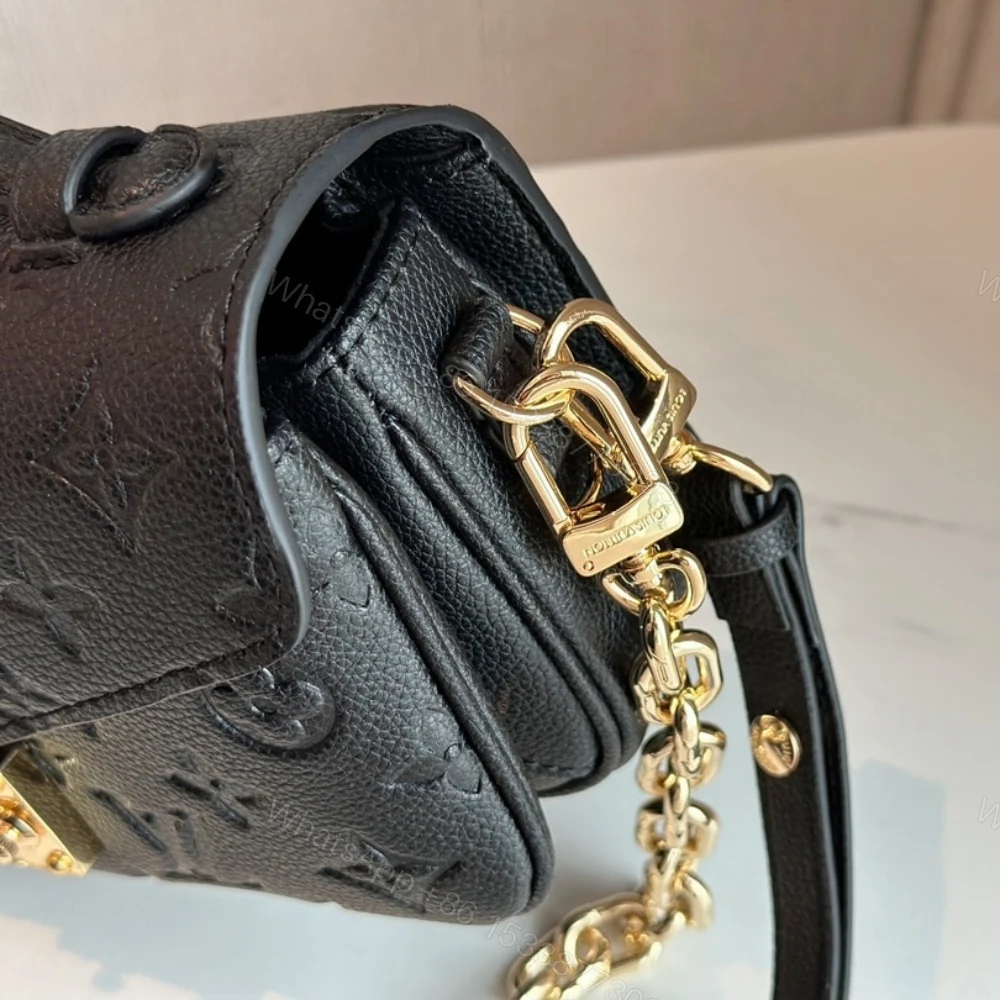 View 6 of Louis Vuitton Pochette Métis East West Bag Black 21Cm M46595