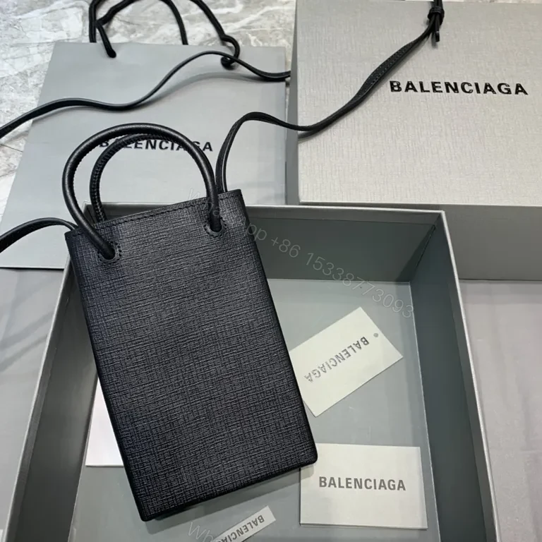View 8 of Balenciaga Compact Luxe Cardholder: Premium Texture, Slim Style
