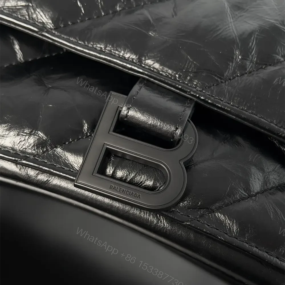 View 5 of 高仿BalenciagaCrush鏈條包大號M