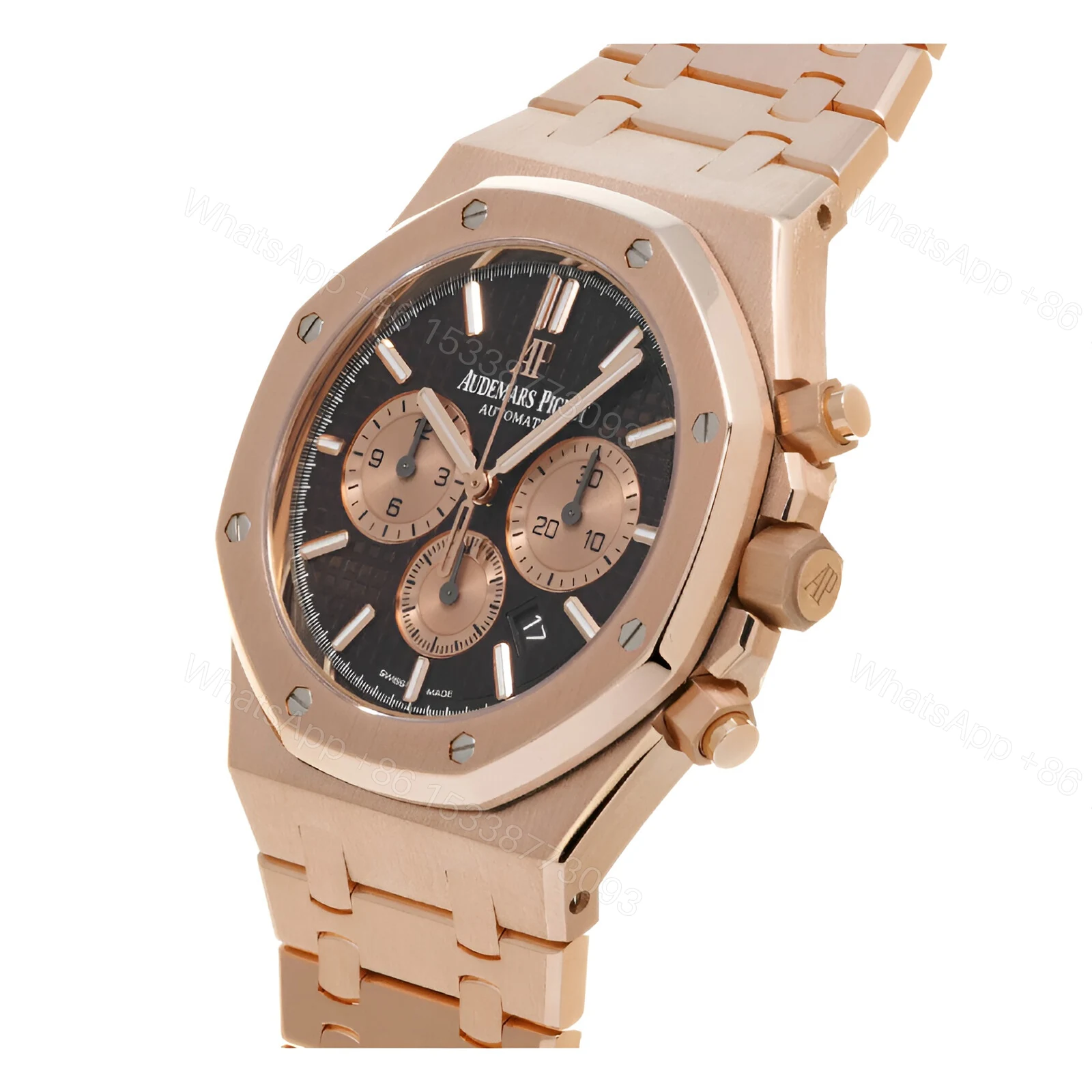 View 2 of Audemars Piguet Royal Oak 26331OR.OO.1220OR.02 Brown Dial Replica