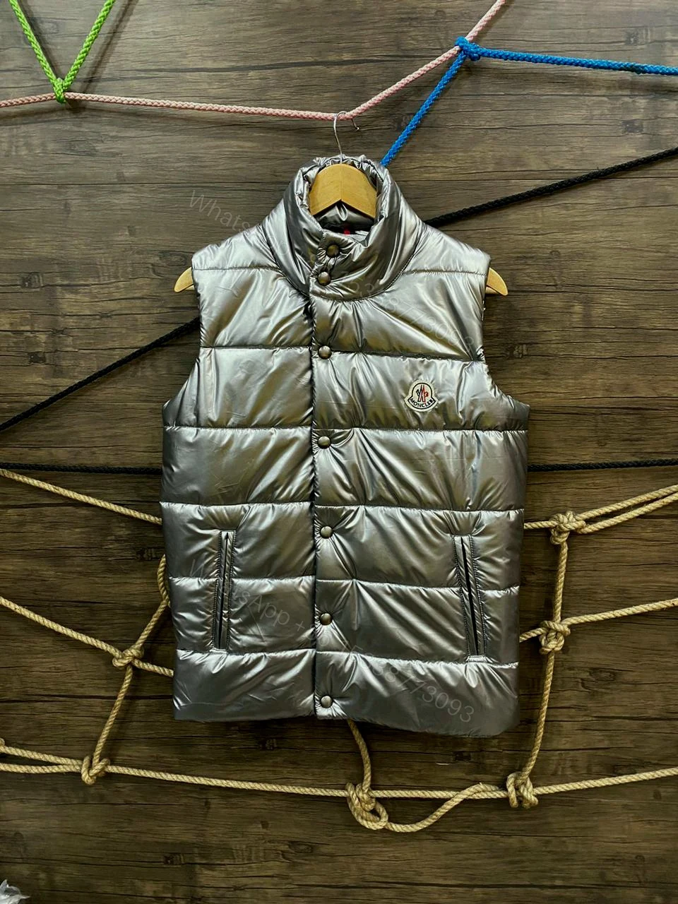 View 8 of FIRST COPY MONCLER IMPORTED PUFFER SLEEVELEES JACKETS