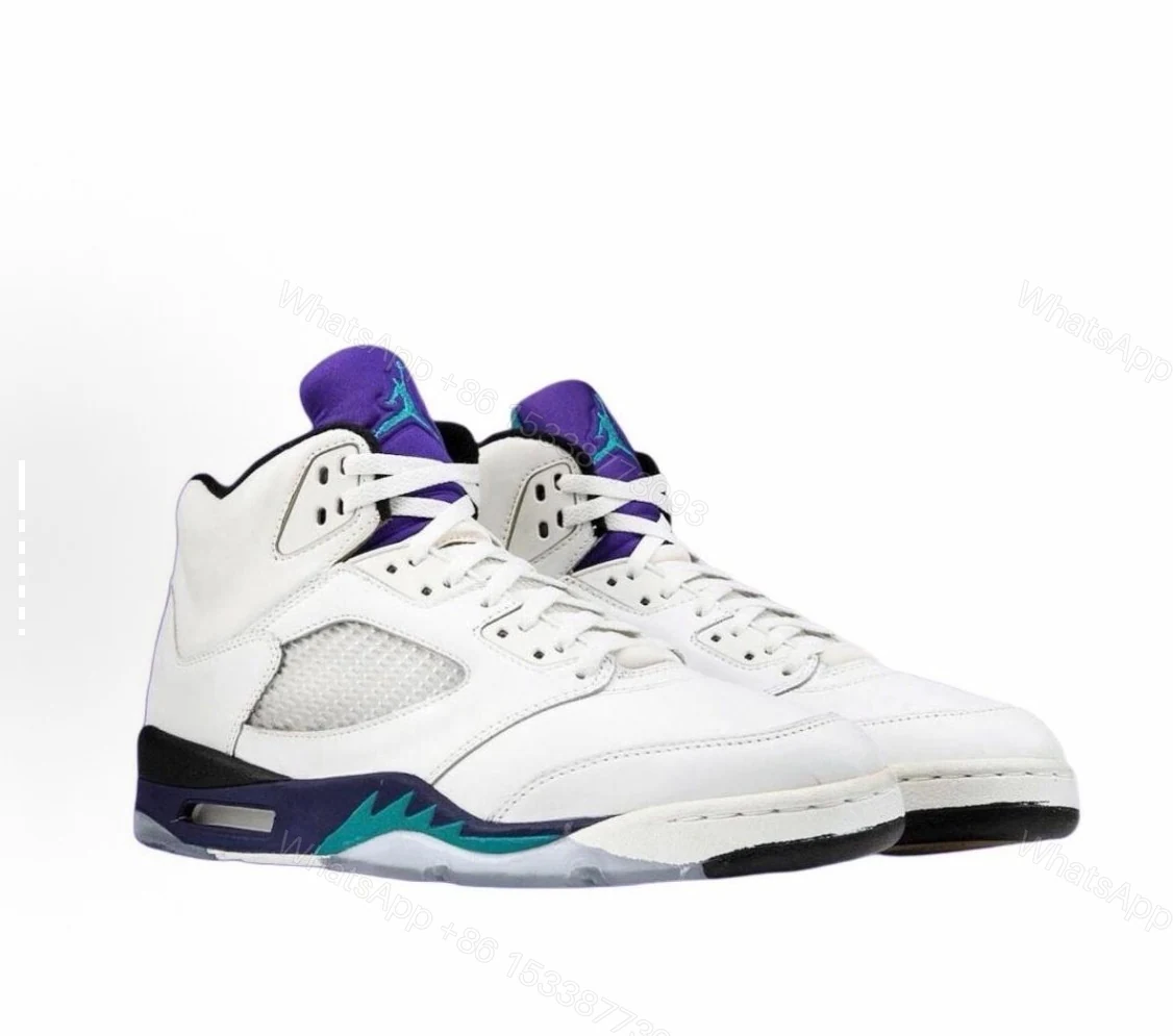 View 2 of Air Jordan 5 Retro 'Grape' 2025 HQ7978-100