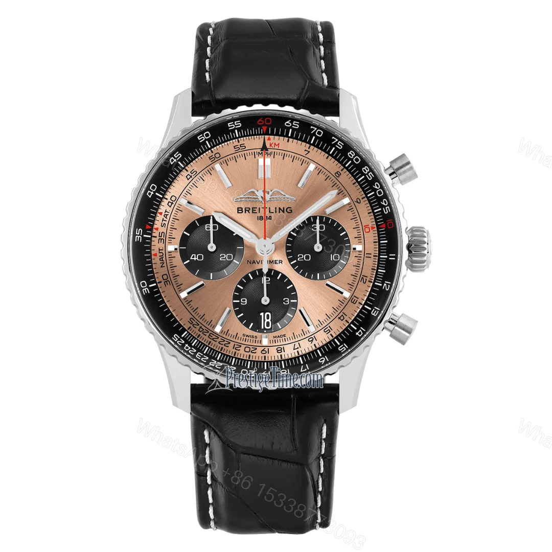 Breitling Navitimer B01 Chronograph Bronze Dial Replica — view 1