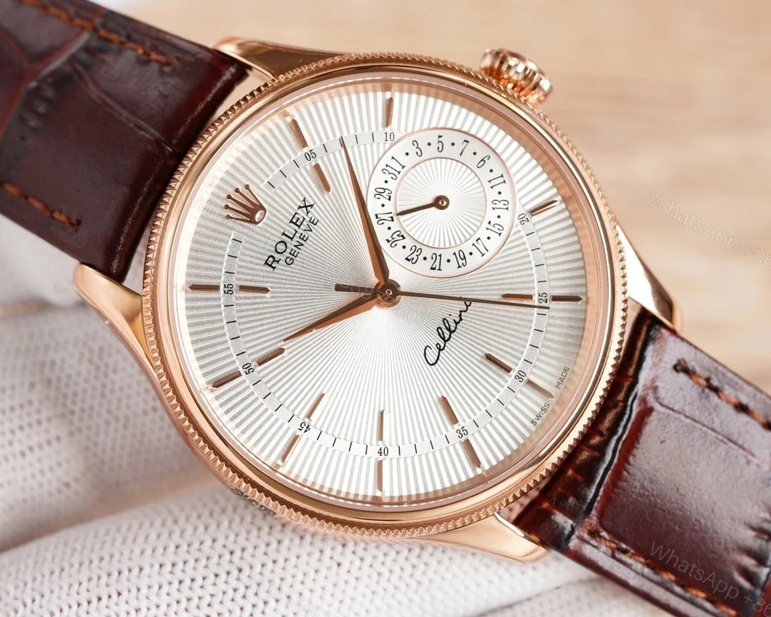 View 3 of Rolex Cellini Date White Dial And Everose Gold 39Mm