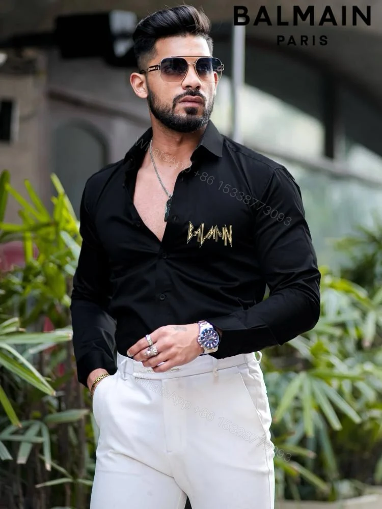 View 3 of FIRST COPY BALMAIN STORE ARTICLE PREMIUM SHIRT