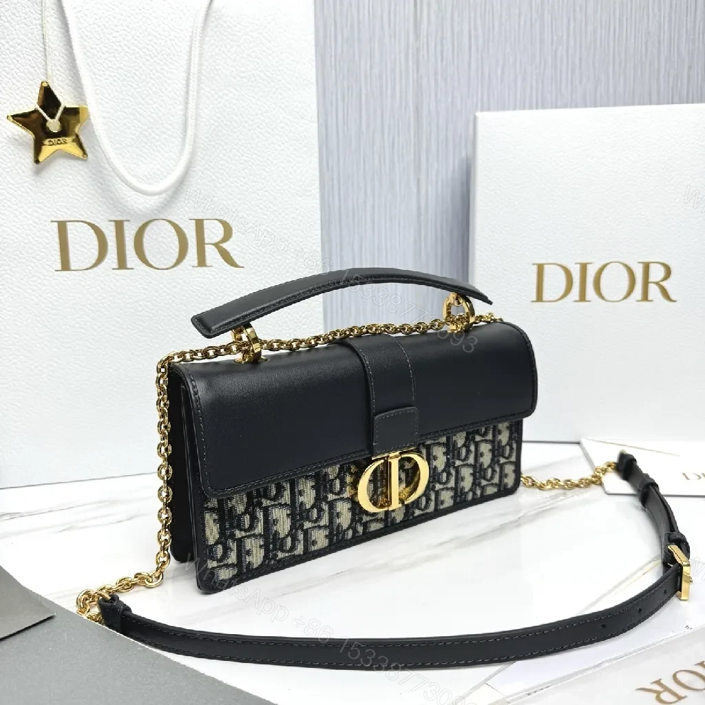 View 2 of Chic Leather Monogram Mini Bag: Structured Luxury