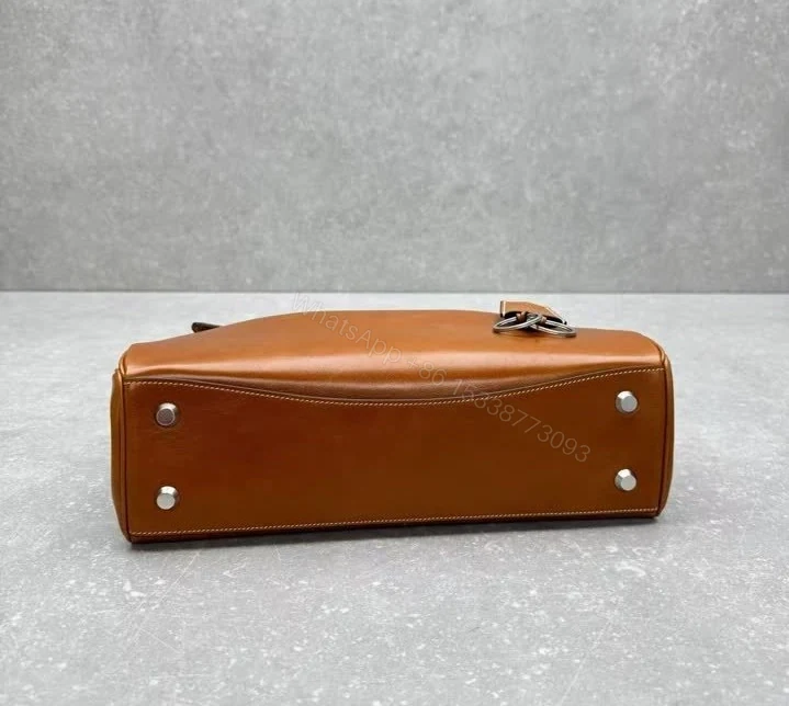 View 4 of Balenciaga Replica Rodeo Handbag Tan Cowboy Leather