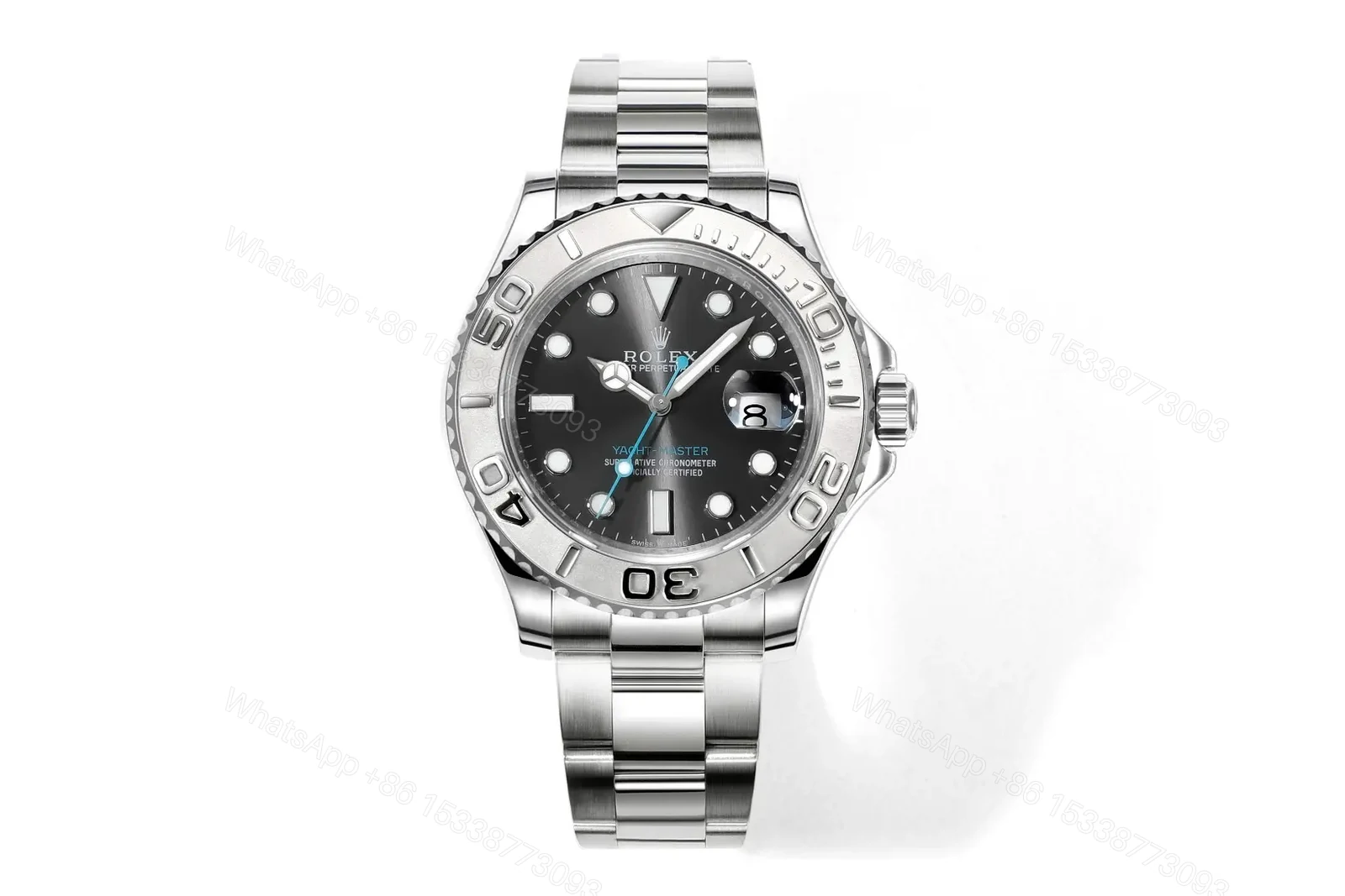 Clean Factory Clean Factory Rolex Yacht-Master 40 Black Dial Stainless — view 1