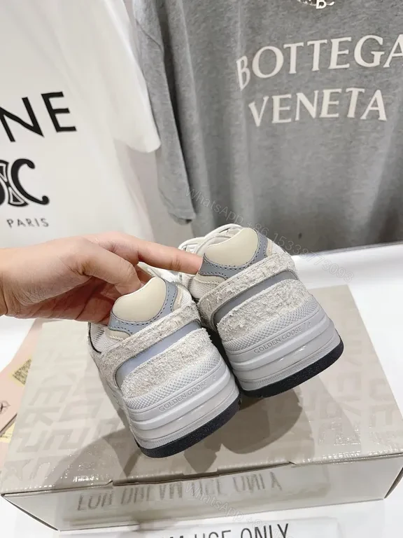 View 3 of Mist Grey/Off-White Suede Sneakers: Luxe, All-Day Comfort