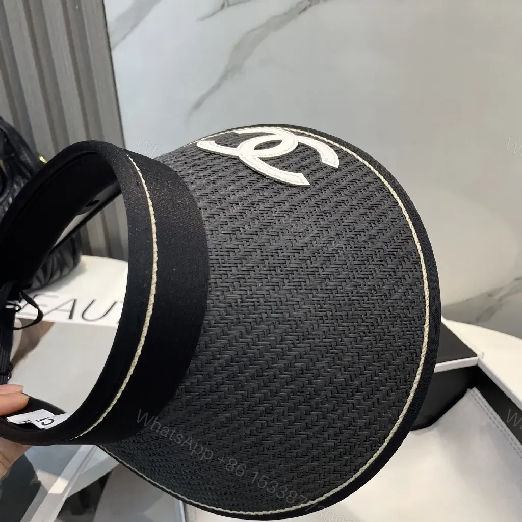 View 4 of Premium Visor Hat: Textured weave, Logo Emblem, Adjustable Fit