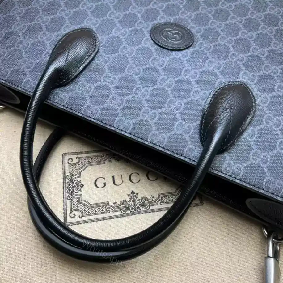 View 5 of MEDIUM TOTE BAG WITH INTERLOCKING G – GBC052