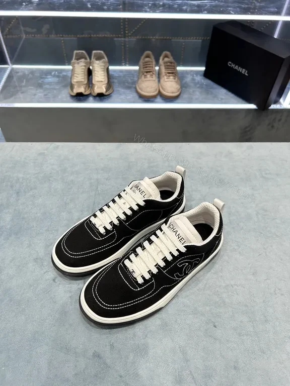 View 6 of Black & White Chanel-Style Low-Top Sneakers: Everyday Luxury