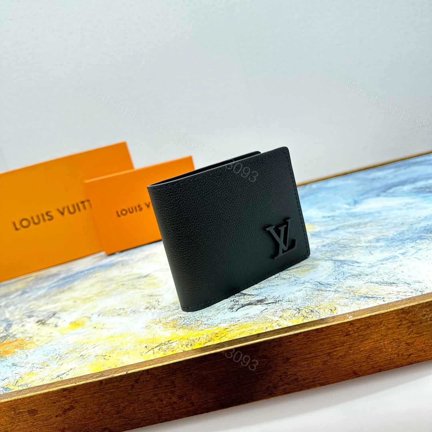 View 3 of LOUIS VUITTON MULTIPLE WALLET BLACK 11CM M30295