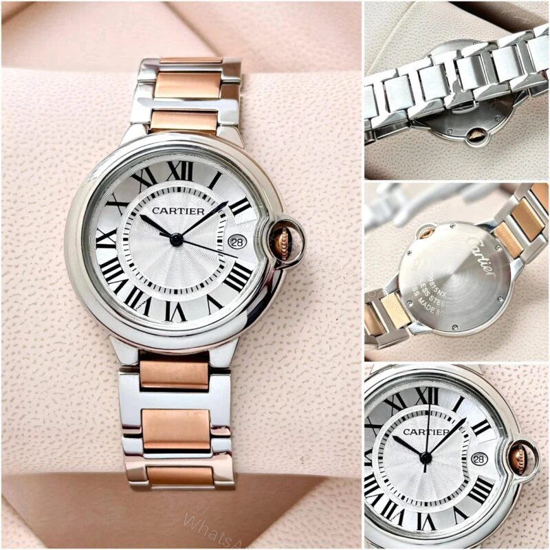 View 2 of Cartier Ballon Bleu 33Mm Dial Silver Quartz