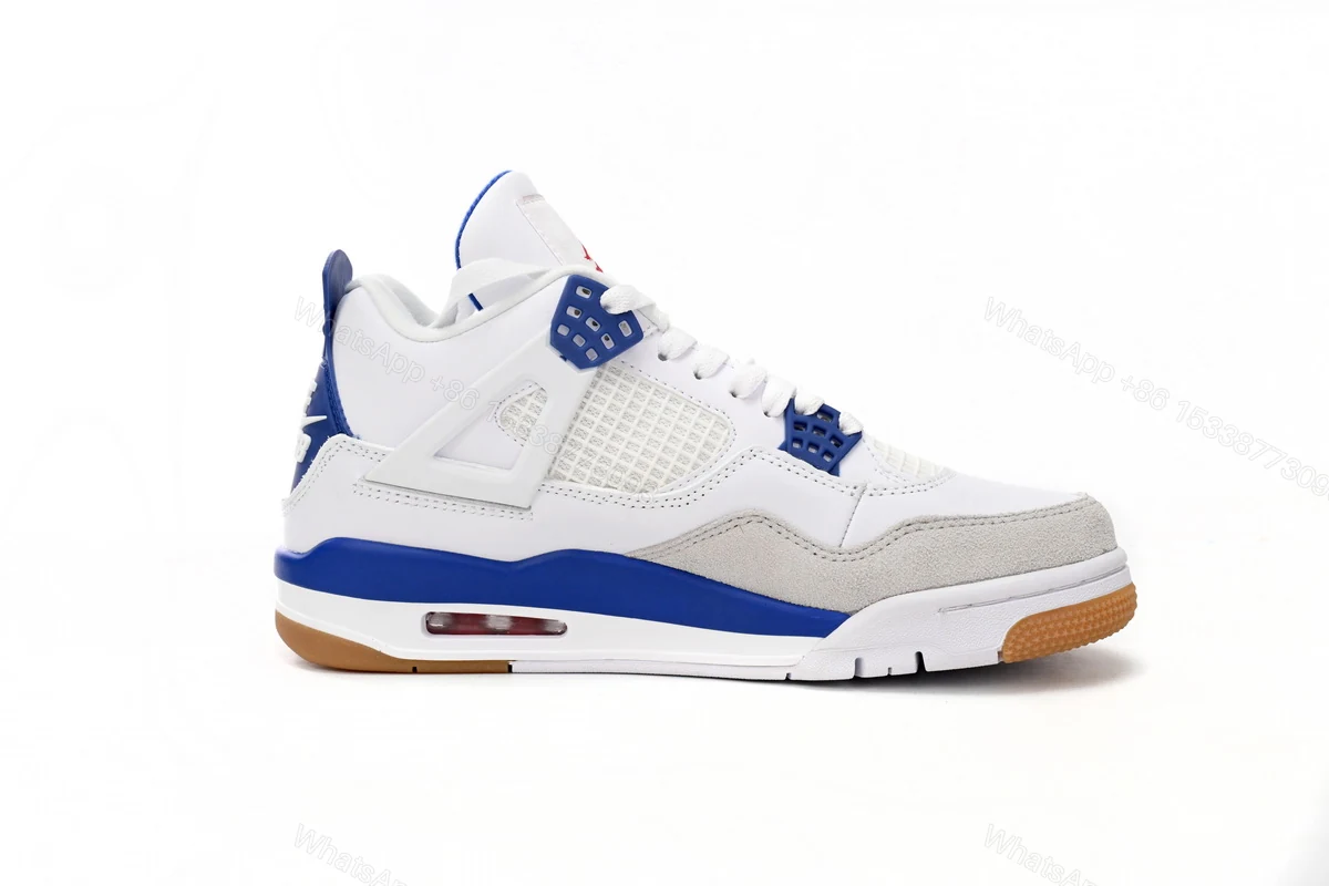 View 5 of Nike SB x Air Jordan 4 “Sapphire”Sapphire Blue DR5415-140 (Top Quality)