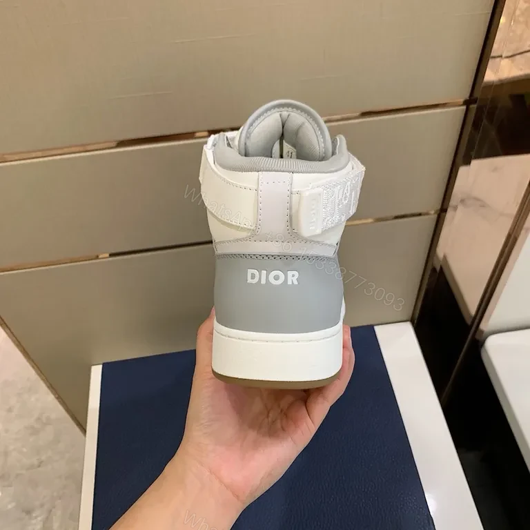View 3 of Dior Soft-Structure High-Top: Monogram Mesh Luxury Sneaker