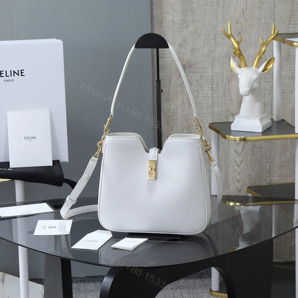 View 2 of CELINE SMALL CAMILLE 16 SOFT BAG IN SMOOTH CALFSKIN