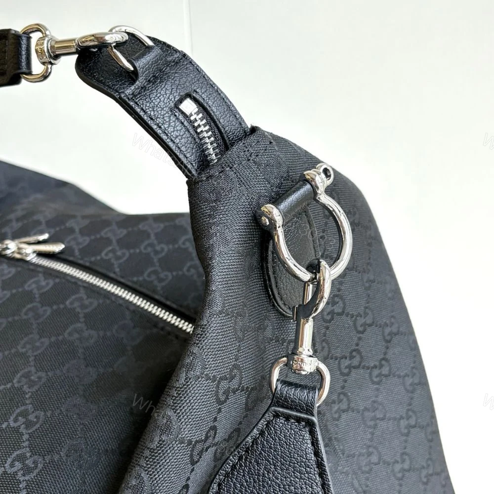 View 7 of Gucci Brera Large Crossbody Bag Black 46Cm
