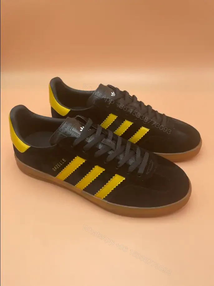 View 2 of ADIDAS X GUCCI GAZELLE SNEAKERS IN BLACK GG ORIGINAL CANVAS – GC185