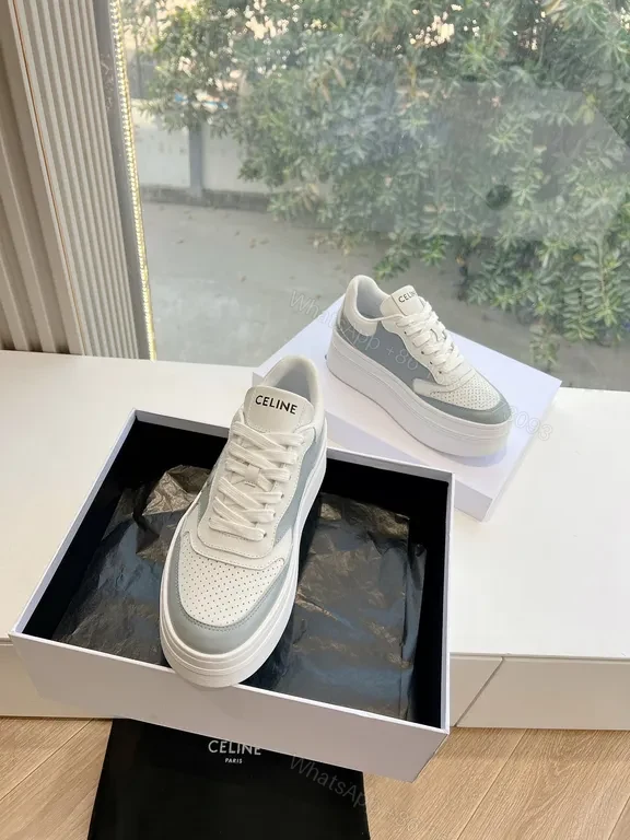 View 6 of Chic White Leather Sneakers - Premium Comfort, Designer Inspired